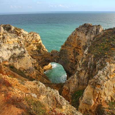 Sea arches of the Ponta da Piedade